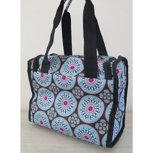 Nicole Miller New York N3550-01A Kaleidoscope Design Insulated 11" Lunch Tote - Picture 2 of 10